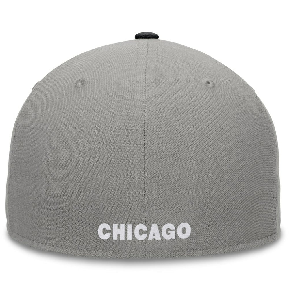 Chicago White Sox Fanatics Fundamental Two-Tone Fitted Hat - Gray Hats