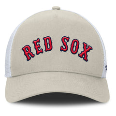 Boston Red Sox Fanatics Heritage Light Khaki A-Frame Adjustable Hat - Khaki Hats
