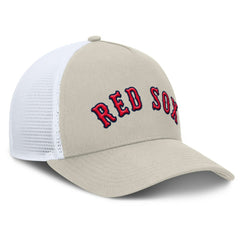 Boston Red Sox Fanatics Heritage Light Khaki A-Frame Adjustable Hat - Khaki Hats