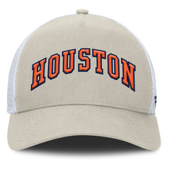 Houston Astros Fanatics Heritage Light Khaki A-Frame Adjustable Hat - Khaki Hats