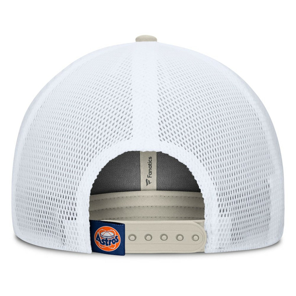 Houston Astros Fanatics Heritage Light Khaki A-Frame Adjustable Hat - Khaki Hats