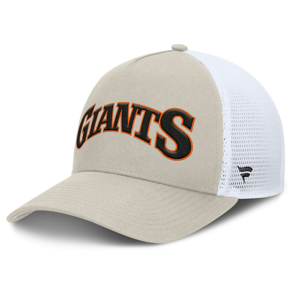 San Francisco Giants Fanatics Heritage Light Khaki A-Frame Adjustable Hat - Khaki Hats