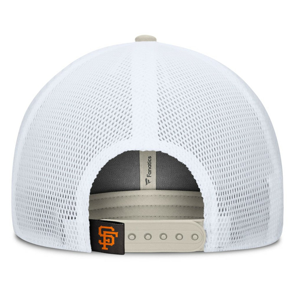 San Francisco Giants Fanatics Heritage Light Khaki A-Frame Adjustable Hat - Khaki Hats