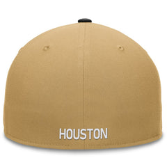 Houston Astros Fanatics  Heritage Two-Tone Fitted Hat - Khaki/Black Hats