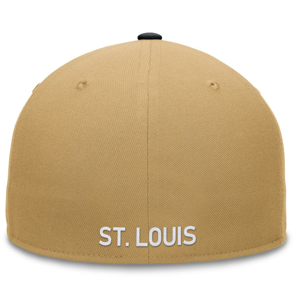 St. Louis Cardinals Fanatics  Heritage Two-Tone Fitted Hat - Khaki/Black Hats