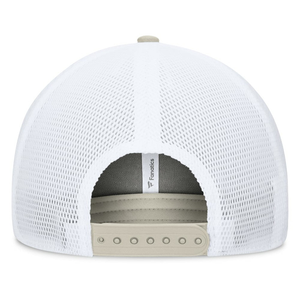 Pittsburgh Pirates Fanatics A-Frame Trucker Adjustable Hat - Stone Hats