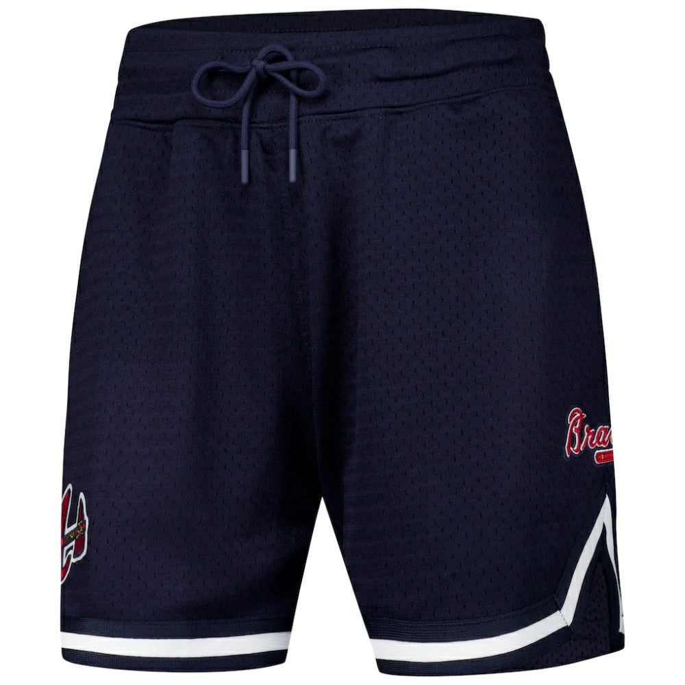 Atlanta Braves Pro Standard Women's Classic Mesh Shorts - Navy Shorts