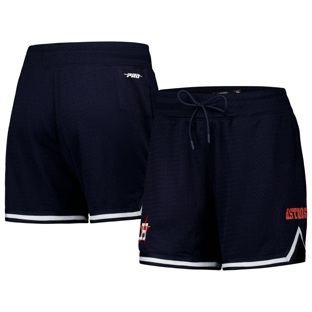 Houston Astros Pro Standard Women's Classic Mesh Shorts - Navy Shorts