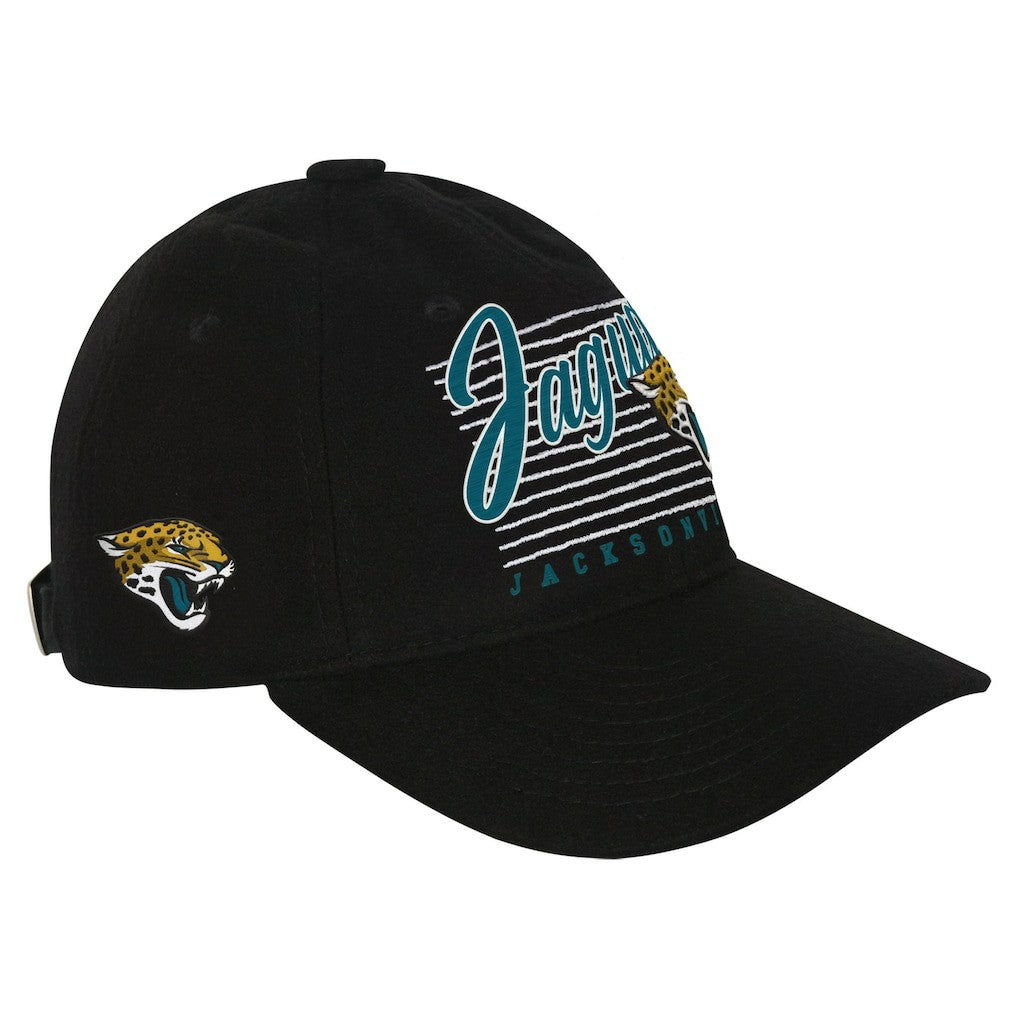 Jacksonville Jaguars Youth Retro Wooly Adjustable Hat Black