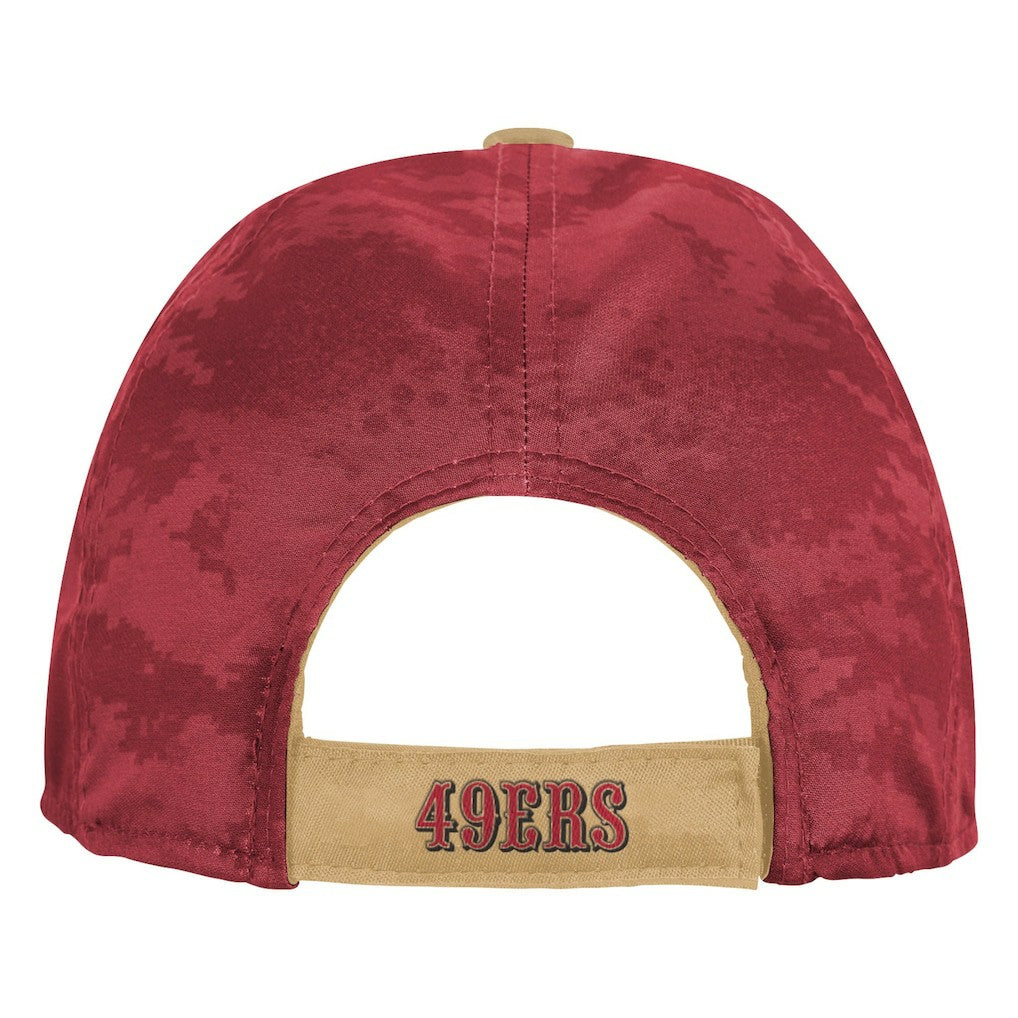 San Francisco 49ers Youth Combine Two-Tone Adjustable Hat Gold/Scarlet