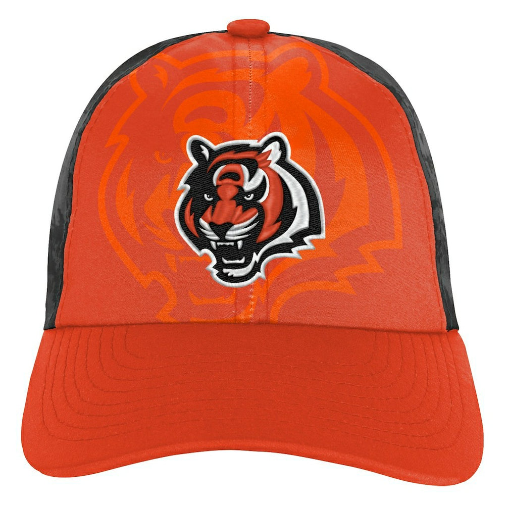 Cincinnati Bengals Youth Combine Two-Tone Adjustable Hat Orange/Black