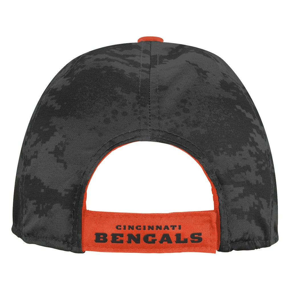 Cincinnati Bengals Youth Combine Two-Tone Adjustable Hat Orange/Black