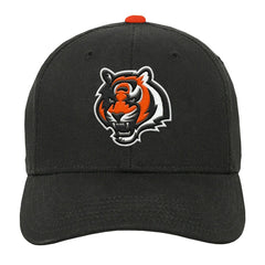Cincinnati Bengals Youth Team Pre-Curved Adjustable Hat Black