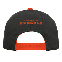 Cincinnati Bengals Youth Team Pre-Curved Adjustable Hat Black
