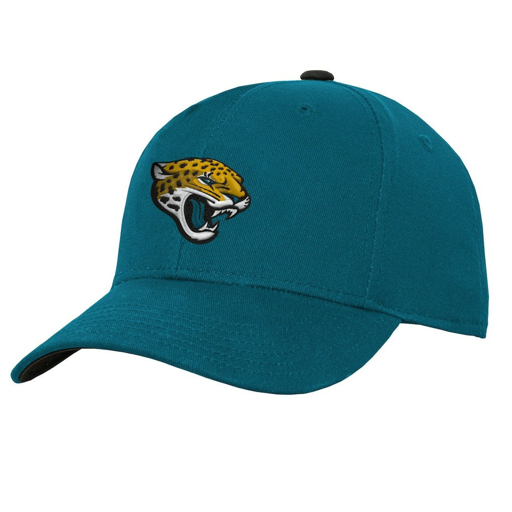Jacksonville Jaguars Youth Team Pre-Curved Adjustable Hat Teal