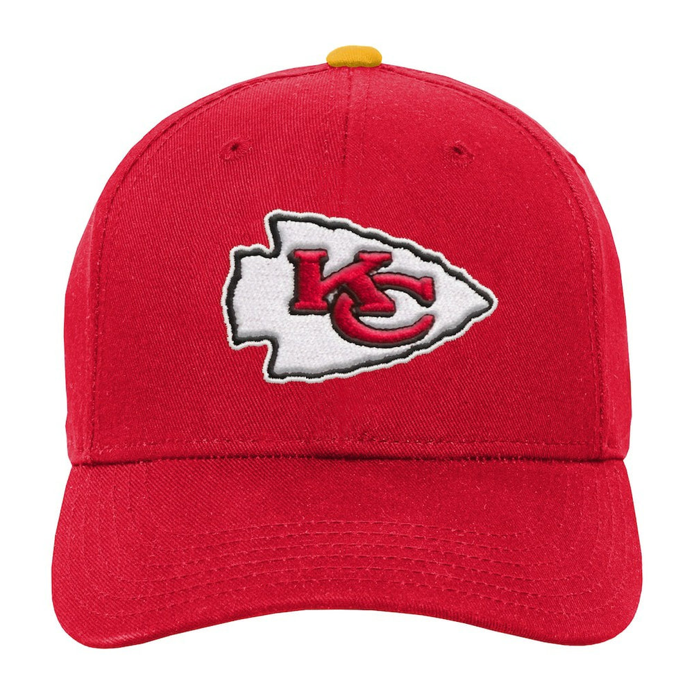 Kansas City Chiefs Youth Team Pre-Curved Adjustable Hat Red