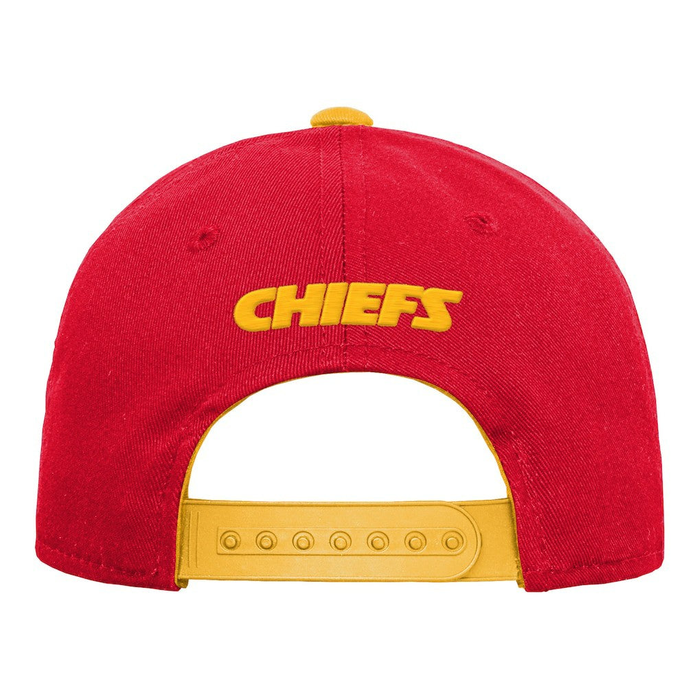 Kansas City Chiefs Youth Team Pre-Curved Adjustable Hat Red