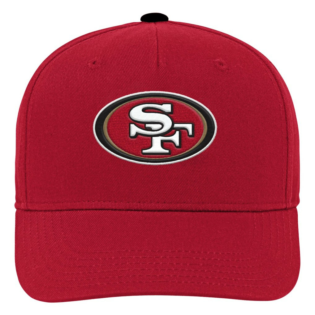 San Francisco 49ers Youth Team Pre-Curved Adjustable Hat Scarlet