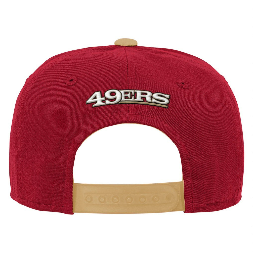 San Francisco 49ers Youth Team Pre-Curved Adjustable Hat Scarlet