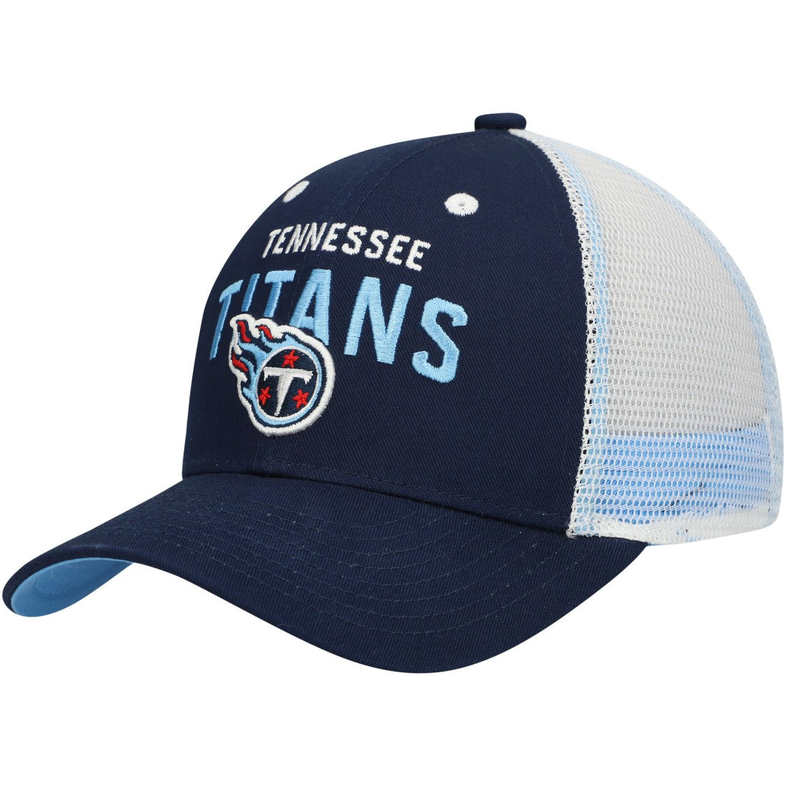 Tennessee Titans Youth Core Lockup Trucker Adjustable Hat Navy