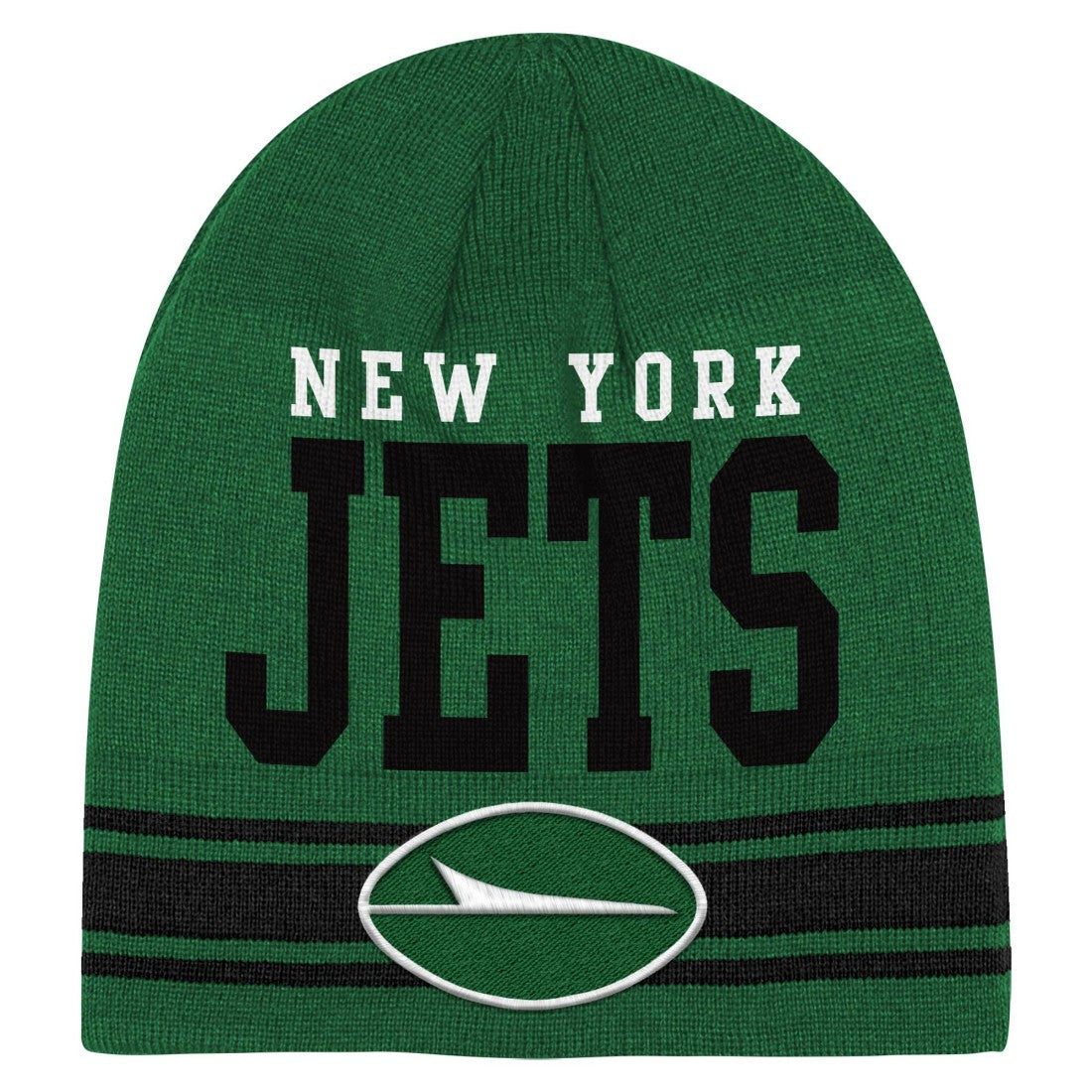 New York Jets Youth Retro Knit Beanie Green