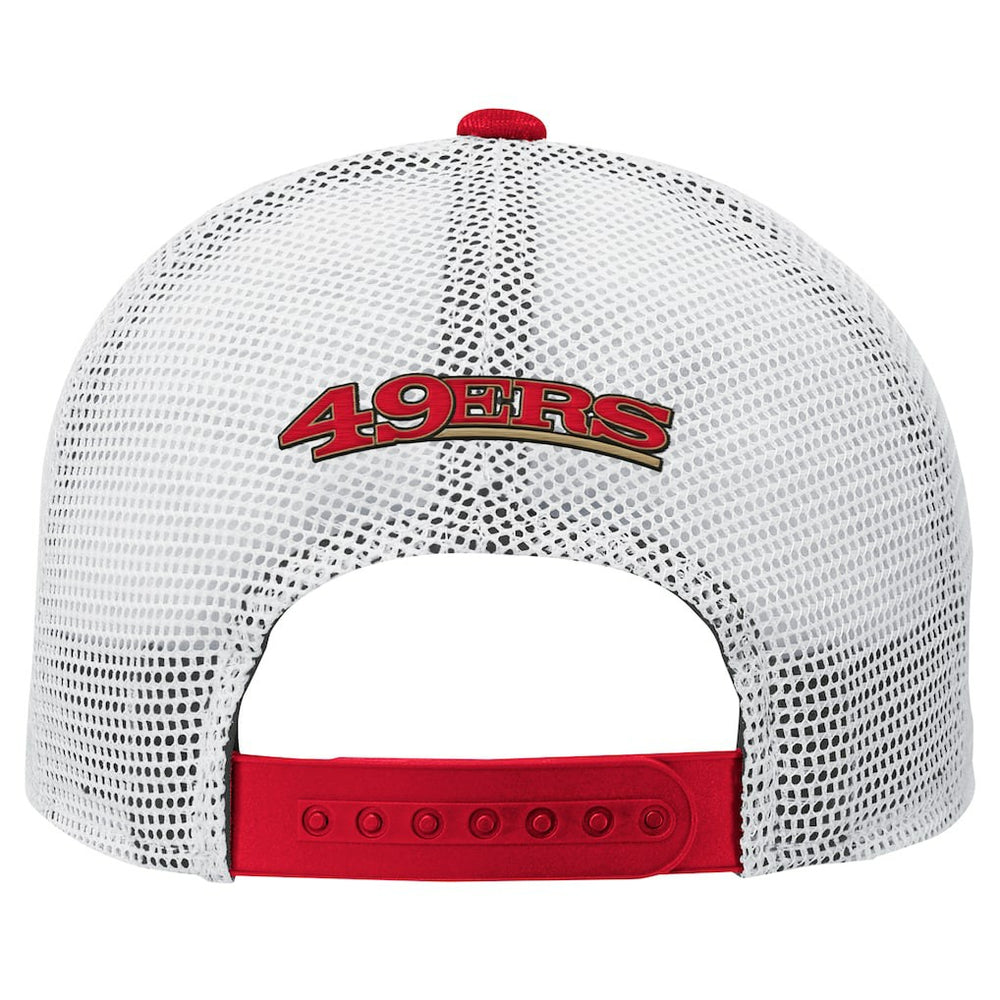 San Francisco 49ers Preschool Core Lockup Trucker Adjustable hat Scarlet