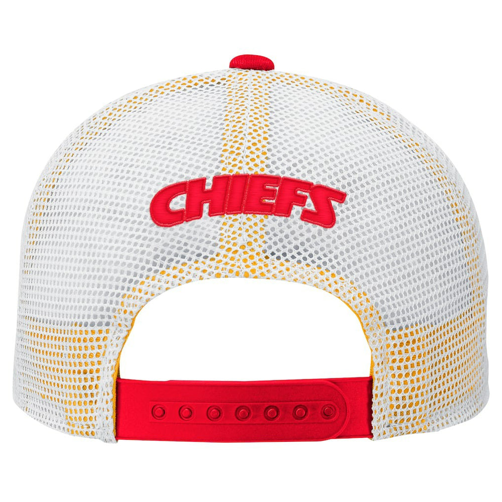 Kansas City Chiefs Preschool Core Lockup Trucker Adjustable hat Red