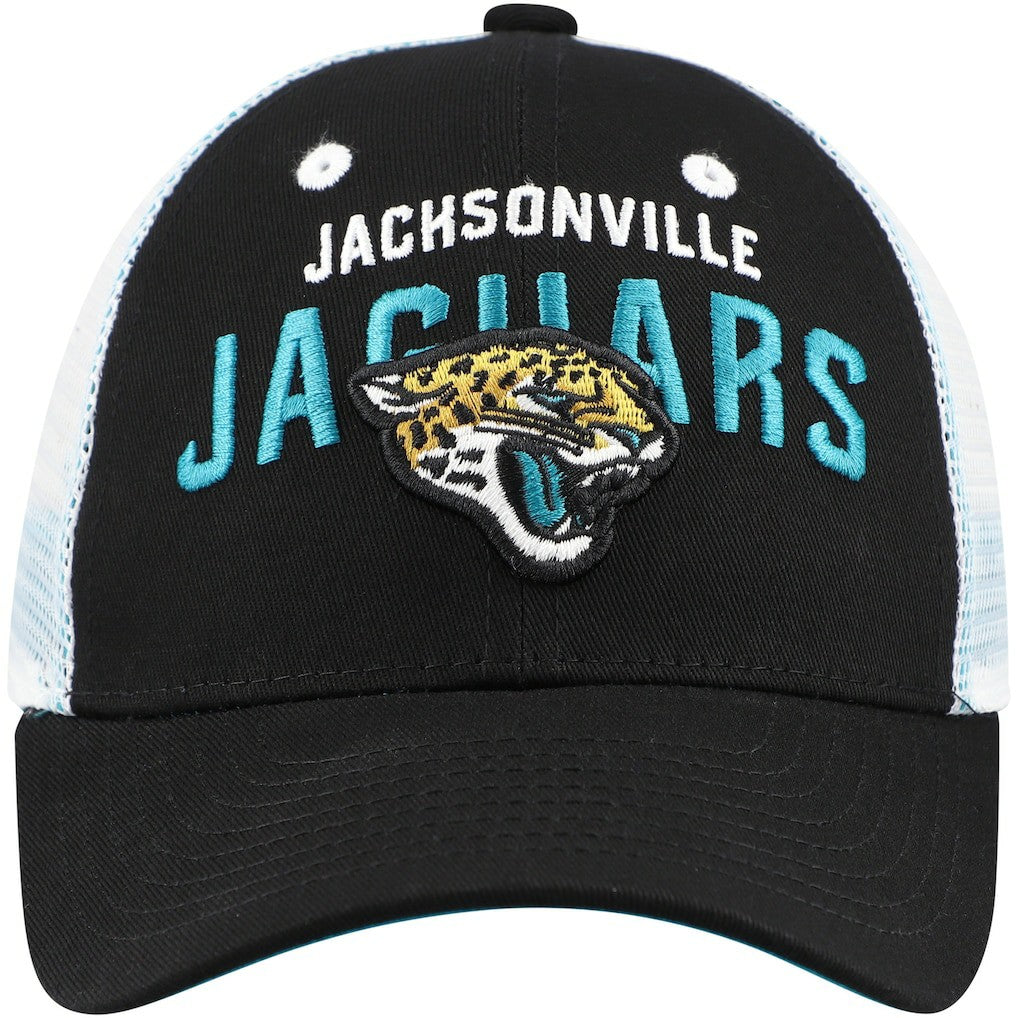 Jacksonville Jaguars Preschool Core Lockup Trucker Adjustable hat Black