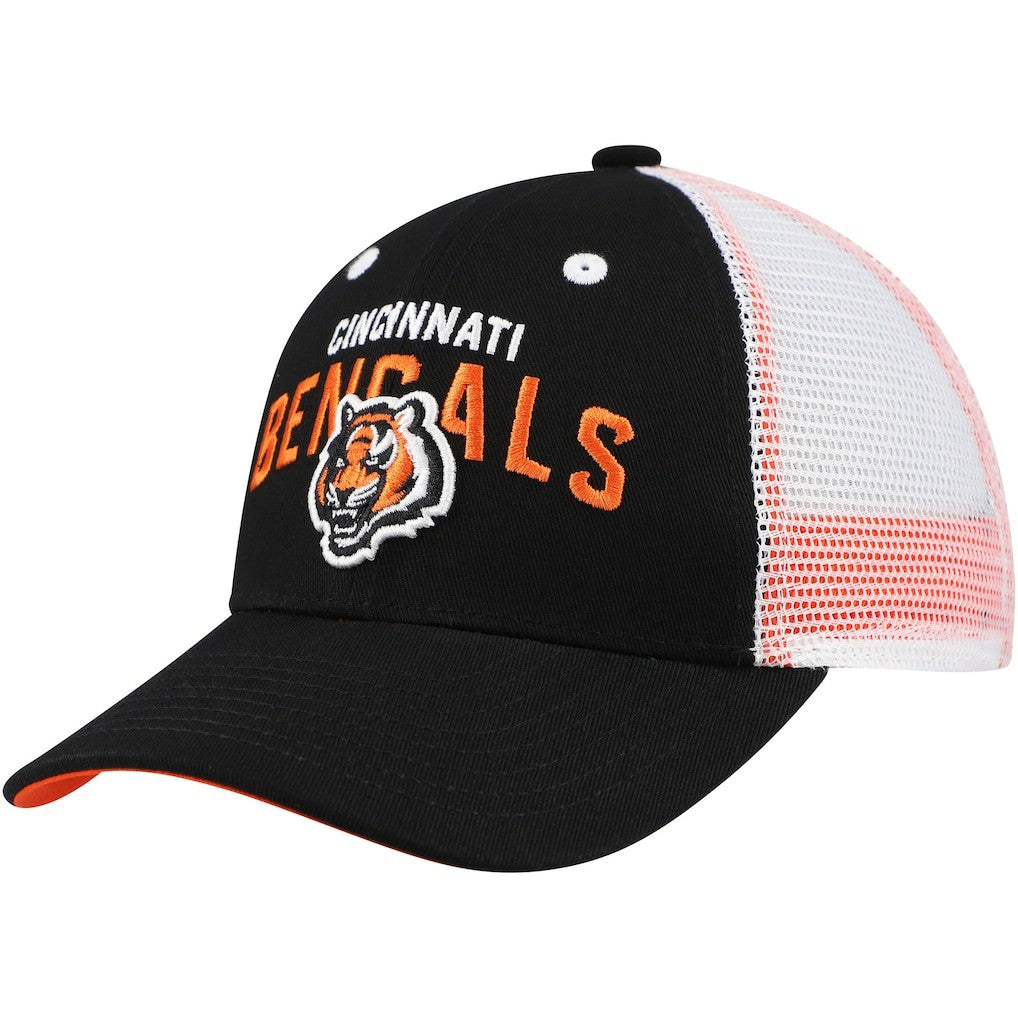 Cincinnati Bengals Preschool Core Lockup Trucker Adjustable hat Black
