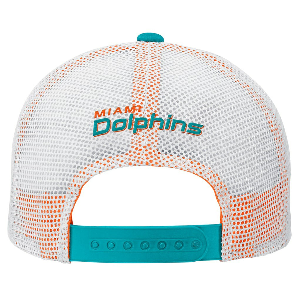 Miami Dolphins Preschool Core Lockup Trucker Adjustable hat Aqua