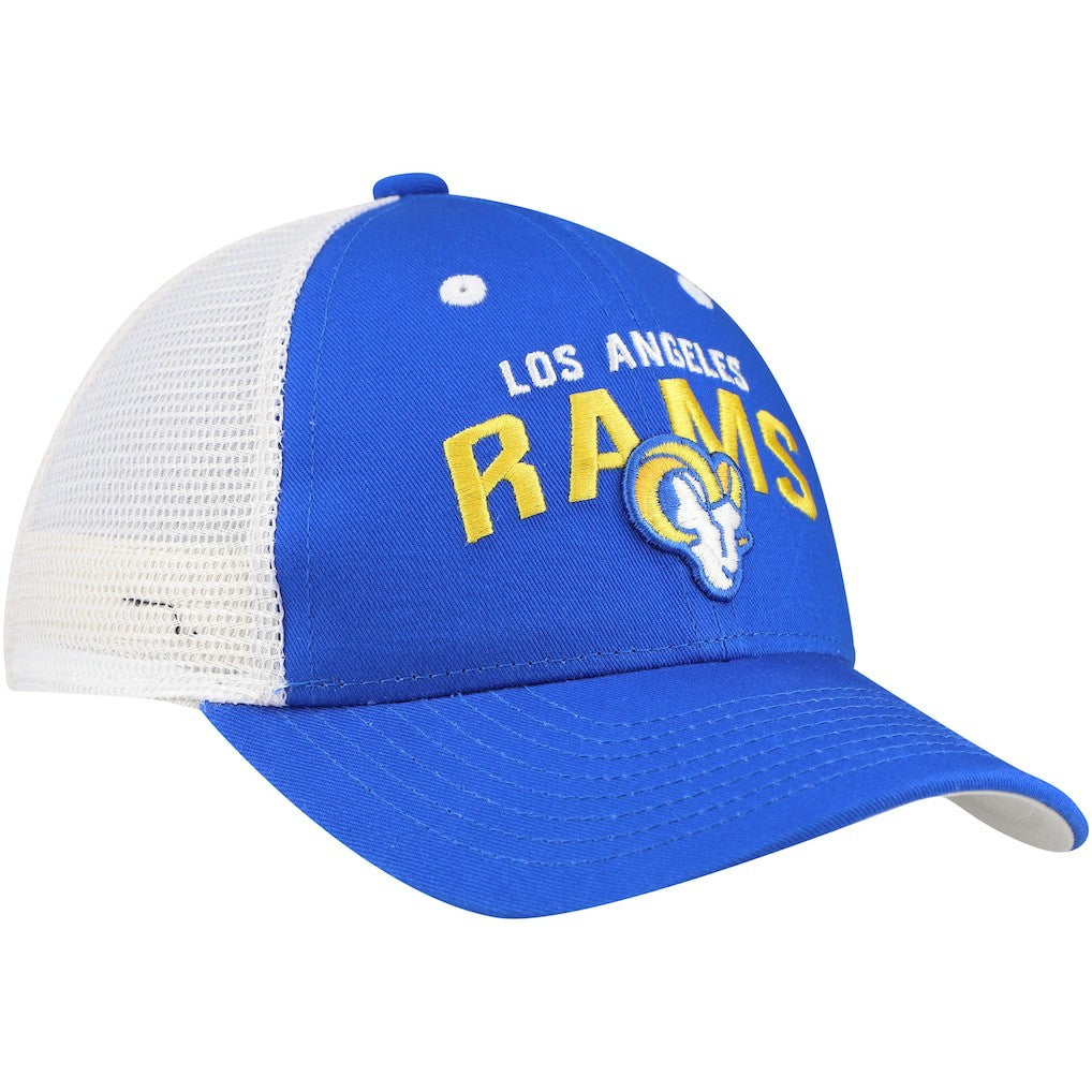 Los Angeles Rams Preschool Core Lockup Trucker Adjustable hat Royal