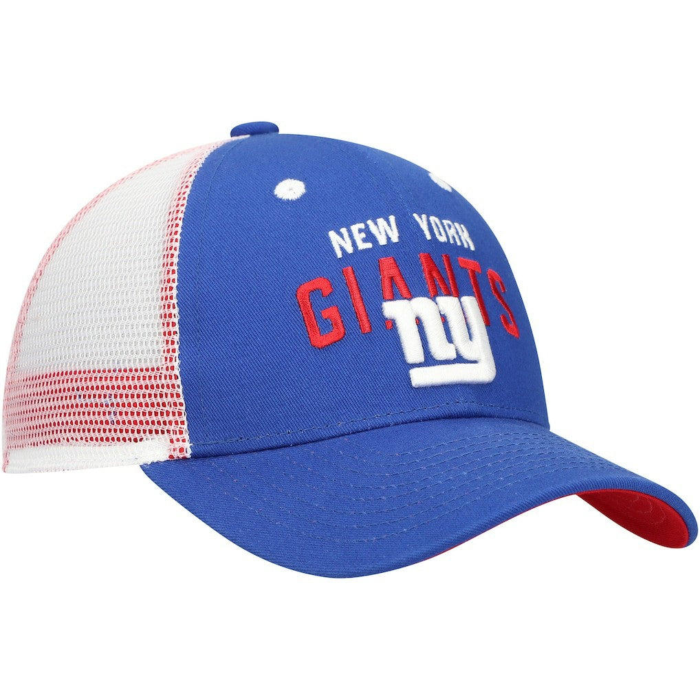 New York Giants Preschool Core Lockup Trucker Adjustable hat Royal