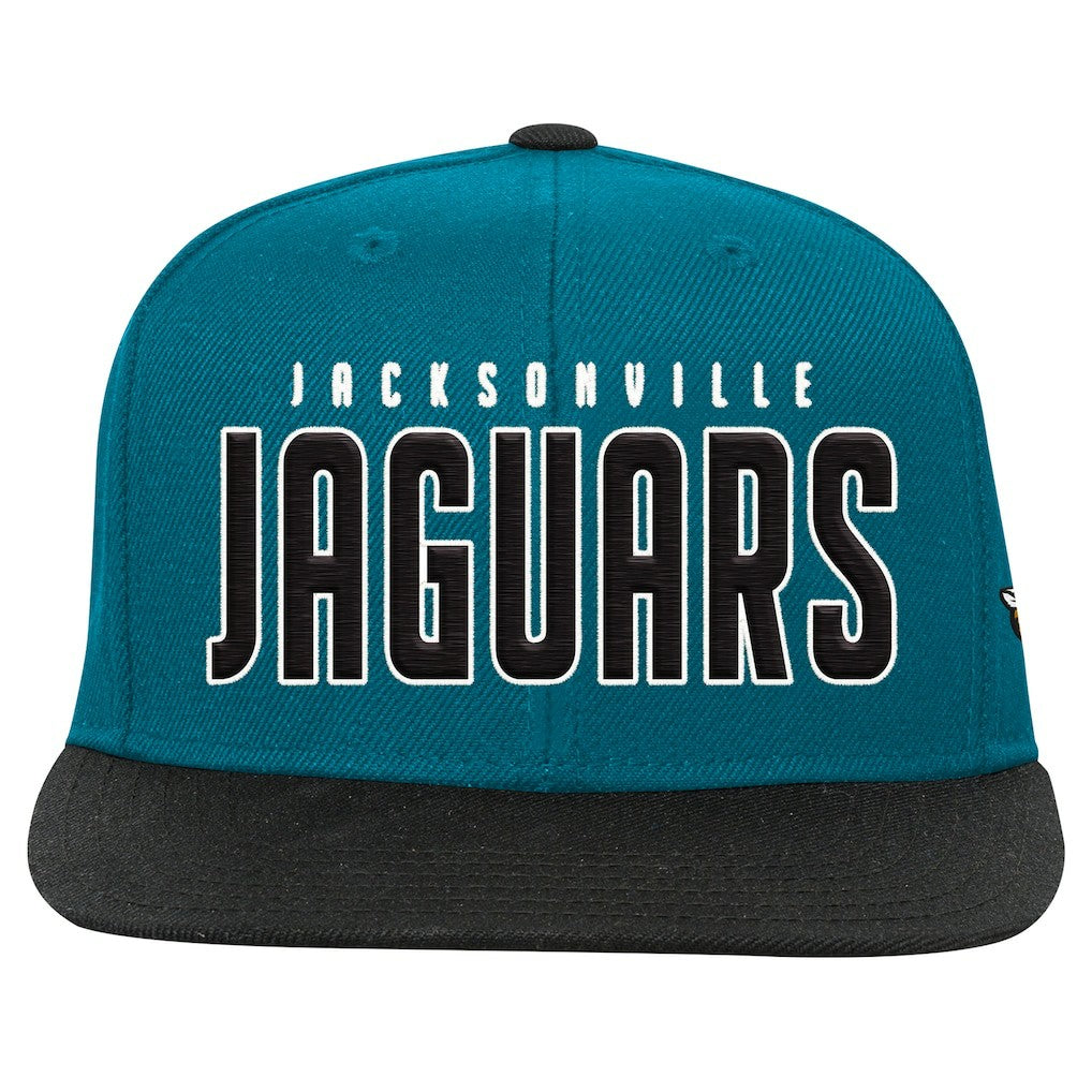 Jacksonville Jaguars Preschool Lock Up Snapback Hat Teal/Black