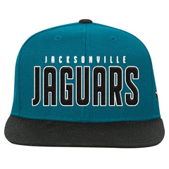 Jacksonville Jaguars Preschool Lock Up Snapback Hat Teal/Black