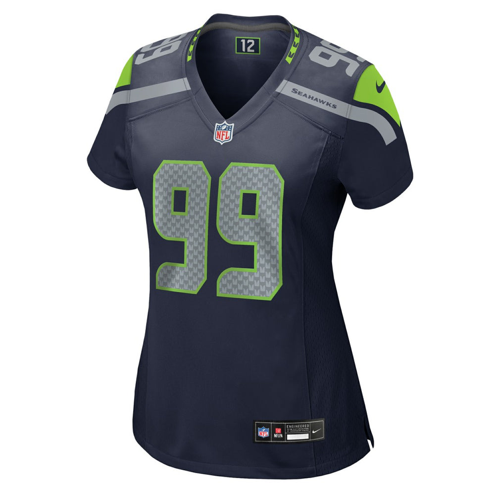 Leonard Williams Seattle Seahawks Women's Team Game Jersey College College Navy