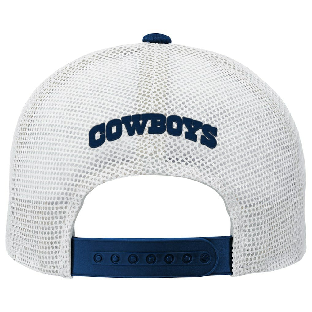Dallas Cowboys Youth Core Lockup Trucker Adjustable Hat Navy
