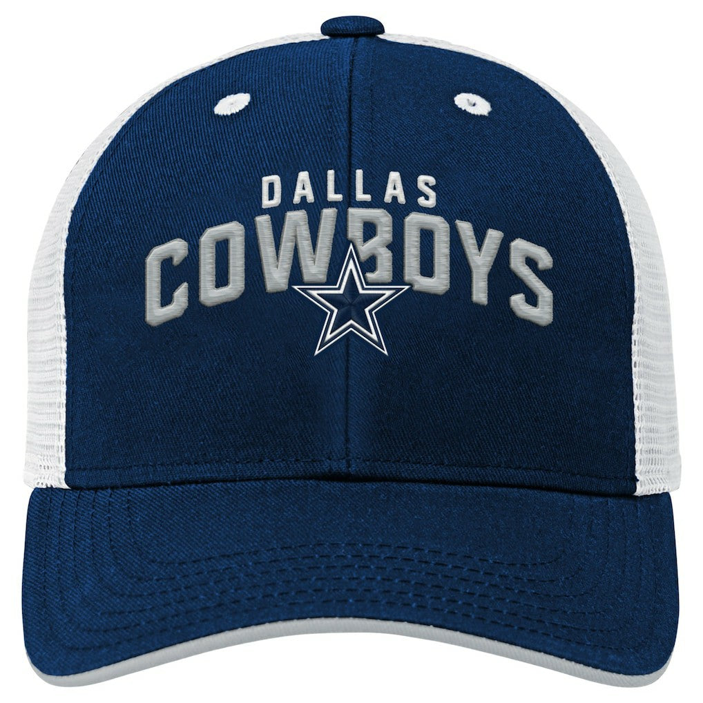 Dallas Cowboys Outerstuff Preschool Core Lockup Trucker Adjustable hat Navy