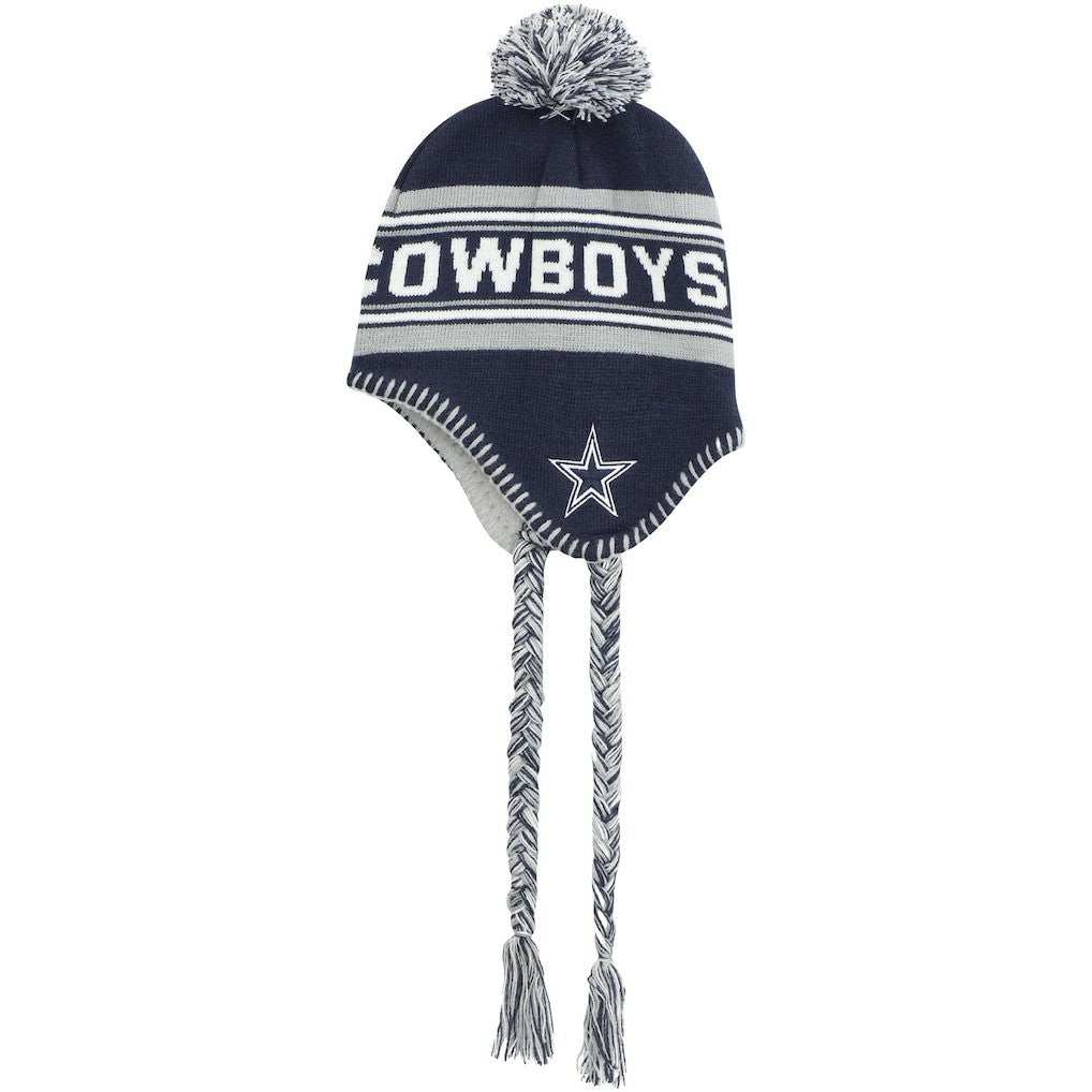 Dallas Cowboys Preschool Jacquard Tassel Knit Hat with Pom Navy