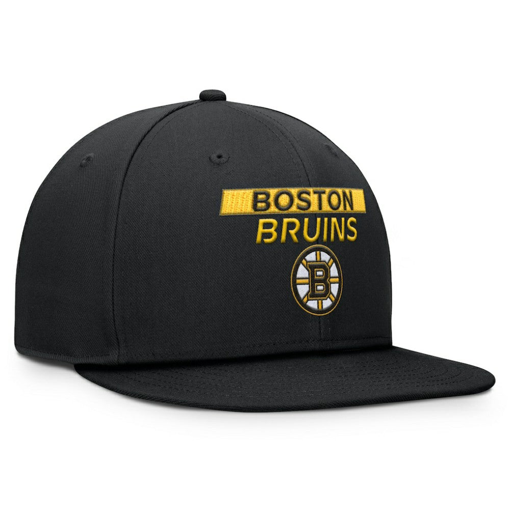 NHL Boston Bruins Fanatics Authentic Pro Prime Snapback Hat - Black