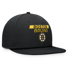 NHL Boston Bruins Fanatics Authentic Pro Prime Snapback Hat - Black