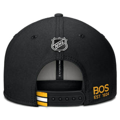 NHL Boston Bruins Fanatics Authentic Pro Prime Snapback Hat - Black