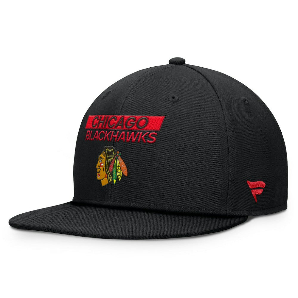 NHL Chicago Blackhawks Fanatics Authentic Pro Prime Snapback Hat - Black
