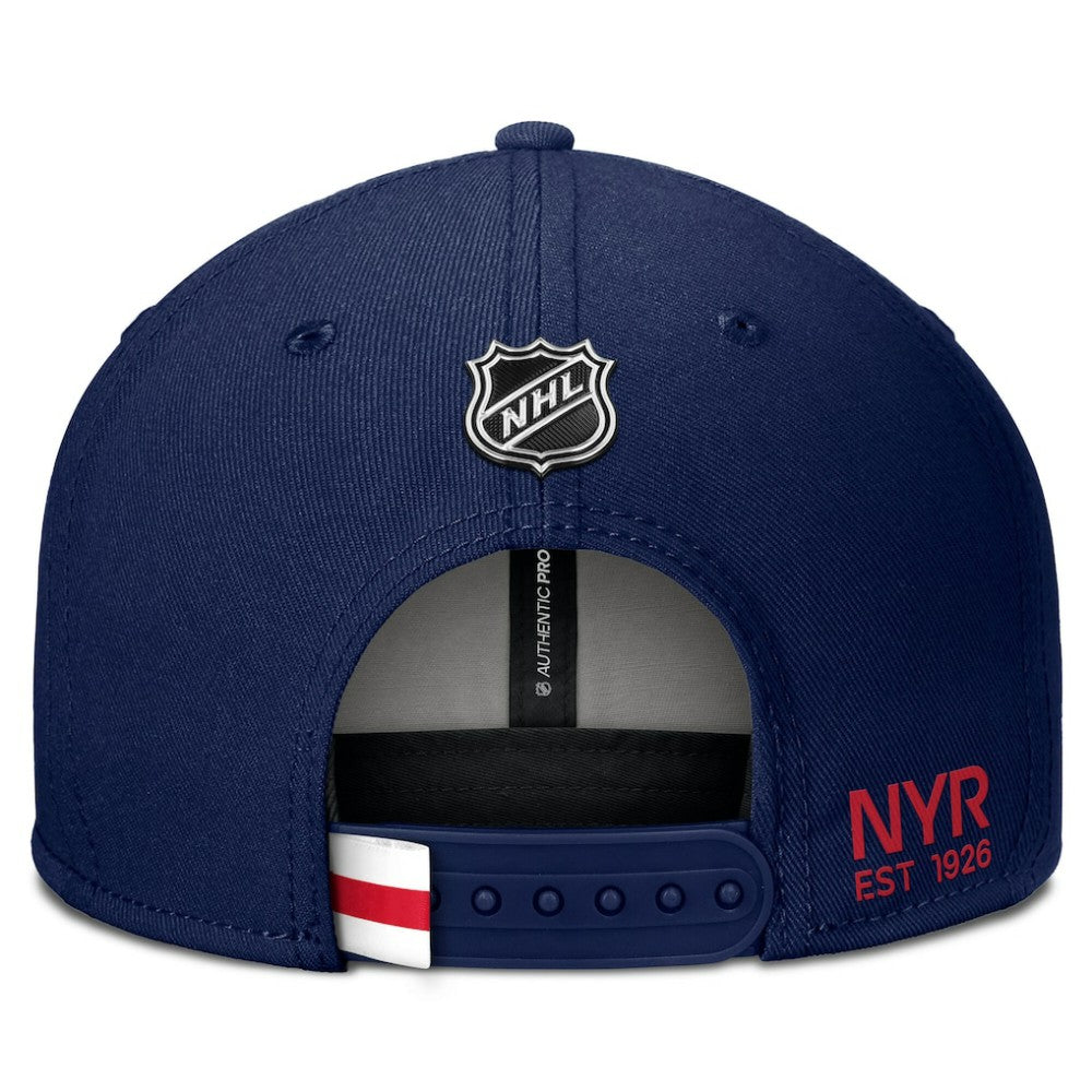 NHL New York Rangers Fanatics Authentic Pro Prime Snapback Hat - Navy