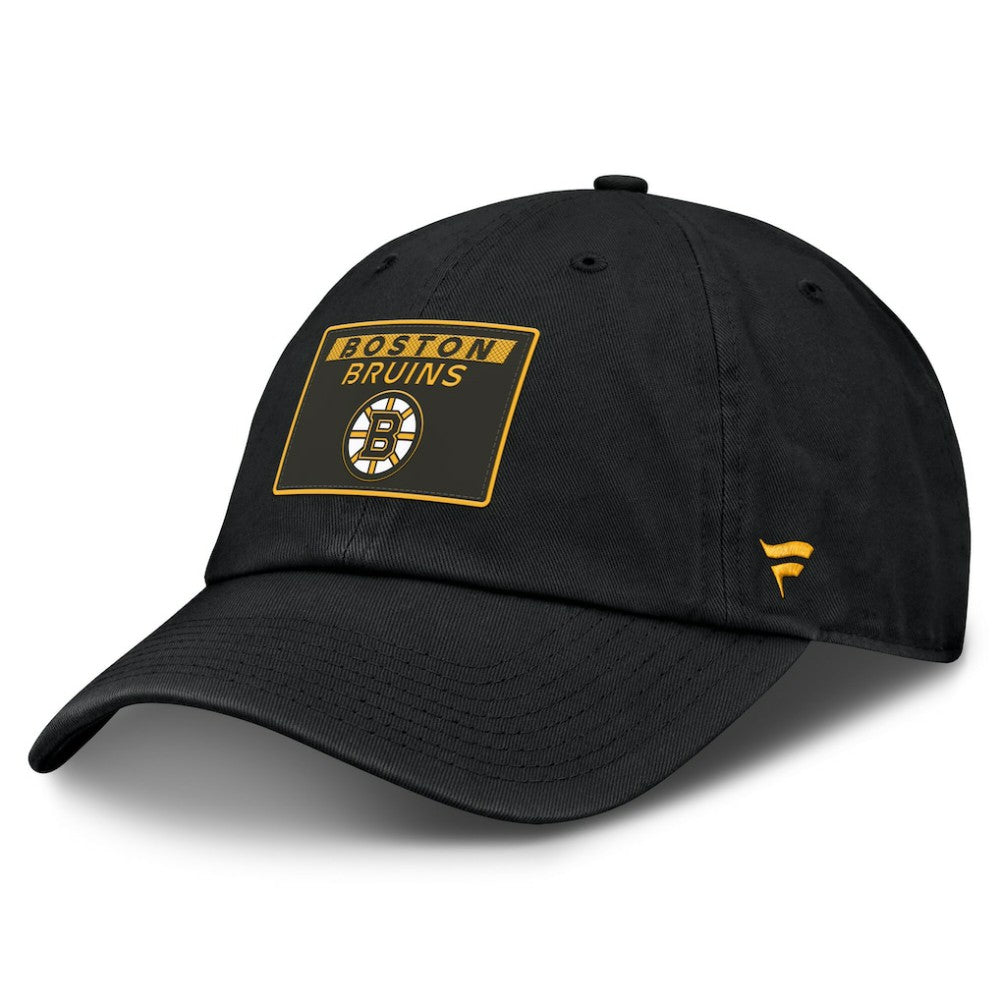NHL Boston Bruins Fanatics Authentic Pro Prime Adjustable Hat - Black