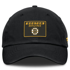 NHL Boston Bruins Fanatics Authentic Pro Prime Adjustable Hat - Black