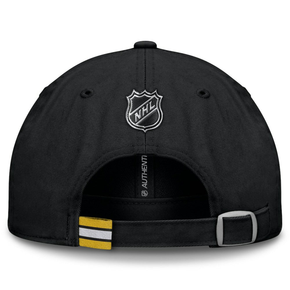 NHL Boston Bruins Fanatics Authentic Pro Prime Adjustable Hat - Black