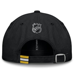 NHL Boston Bruins Fanatics Authentic Pro Prime Adjustable Hat - Black