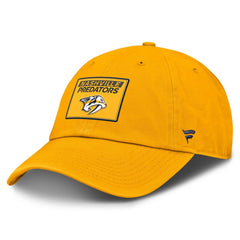 NHL Nashville Predators Fanatics Authentic Pro Prime Adjustable Hat - Gold