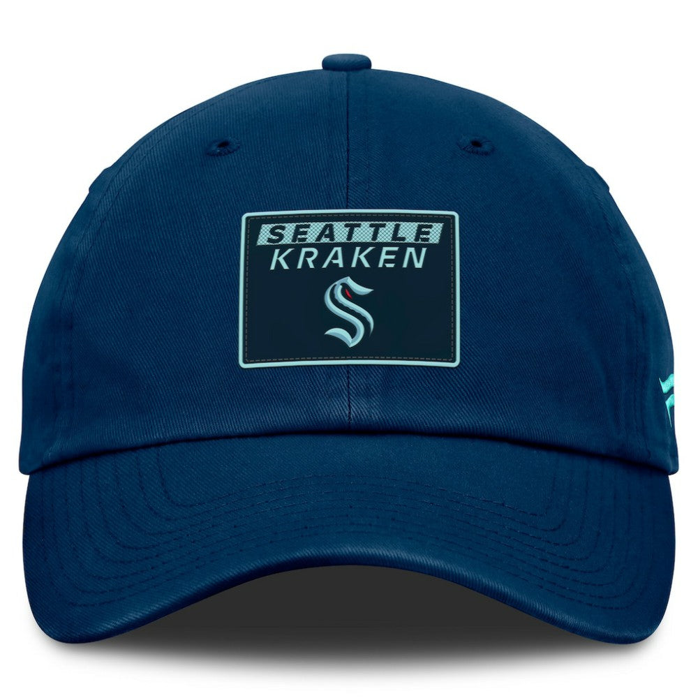 NHL Seattle Kraken Fanatics Authentic Pro Prime Adjustable Hat - Deep Sea Blue