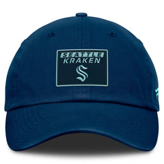 NHL Seattle Kraken Fanatics Authentic Pro Prime Adjustable Hat - Deep Sea Blue